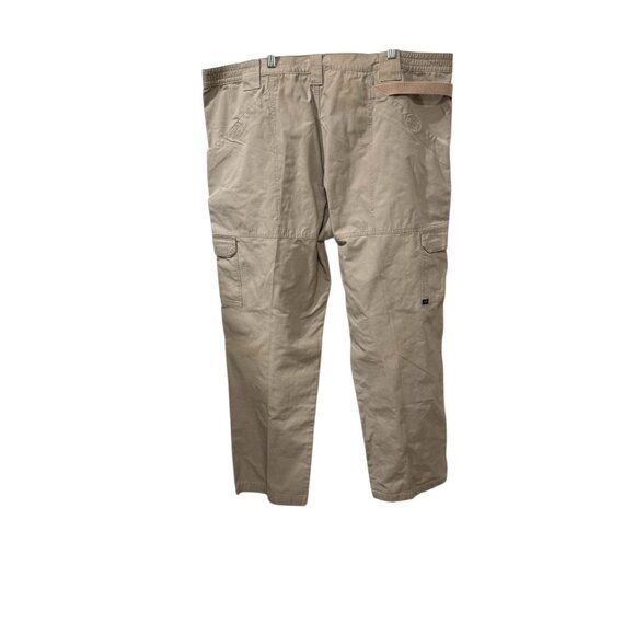 5.11 Tactical Series Mens Cargo Pants Khaki Size 46 Cotton Utility Workwear Dura - Picture 4 of 6